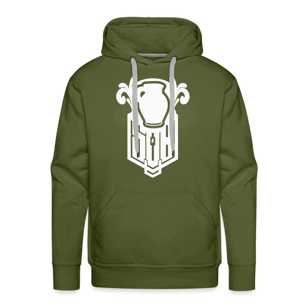 SPOD Männer Premium Hoodie Olivgrün / S Bembel - SoB -Premium Hoodie E-Bike-Community