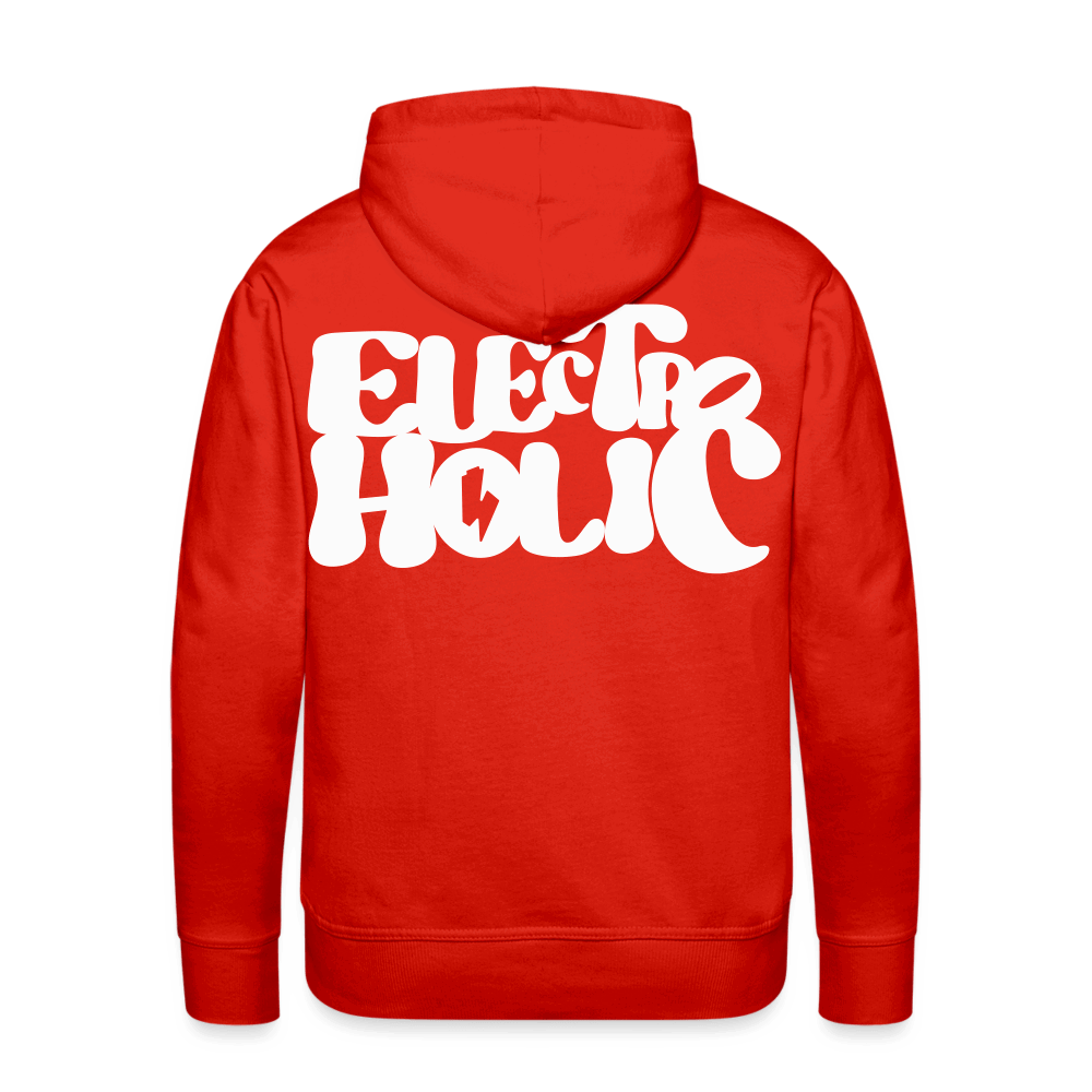 SPOD Männer Premium Hoodie Rot / S 60s Electroholic - Flock - Men’s Premium Hoodie E-Bike-Community