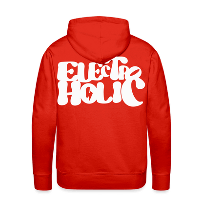 SPOD Männer Premium Hoodie Rot / S 60s Electroholic - Flock - Men’s Premium Hoodie E-Bike-Community