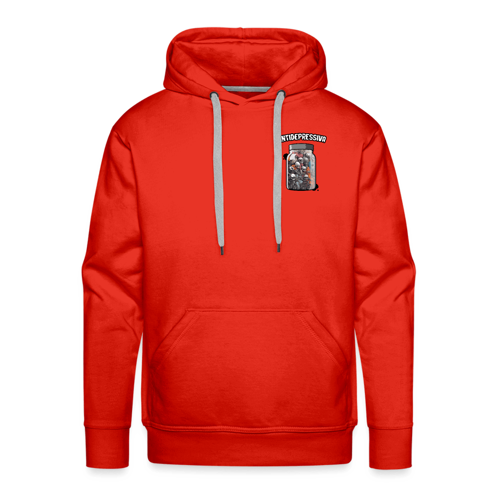 SPOD Männer Premium Hoodie Rot / S Antidepressiva - Men’s Premium Hoodie E-Bike-Community