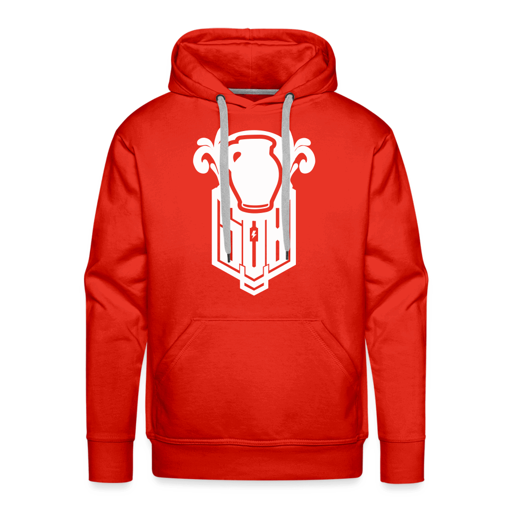 SPOD Männer Premium Hoodie Rot / S Bembel - SoB -Premium Hoodie E-Bike-Community