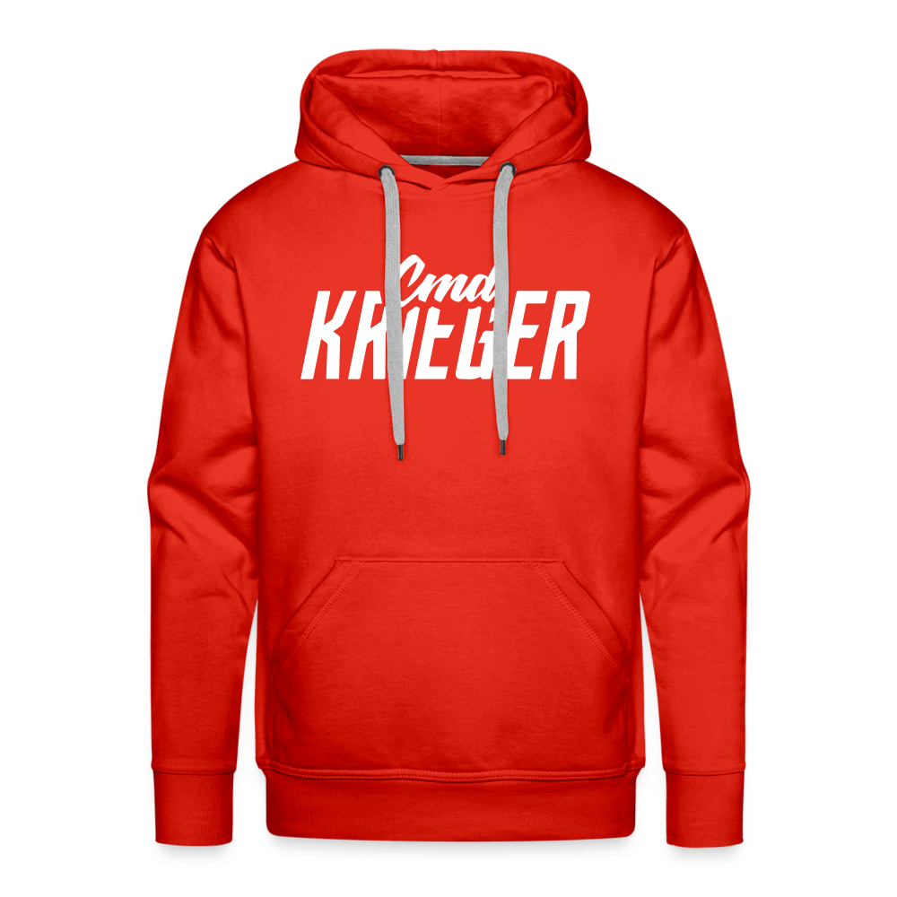 SPOD Männer Premium Hoodie Rot / S Commander Krieger - Hoodie - Männer Premium Hoodie E-Bike-Community