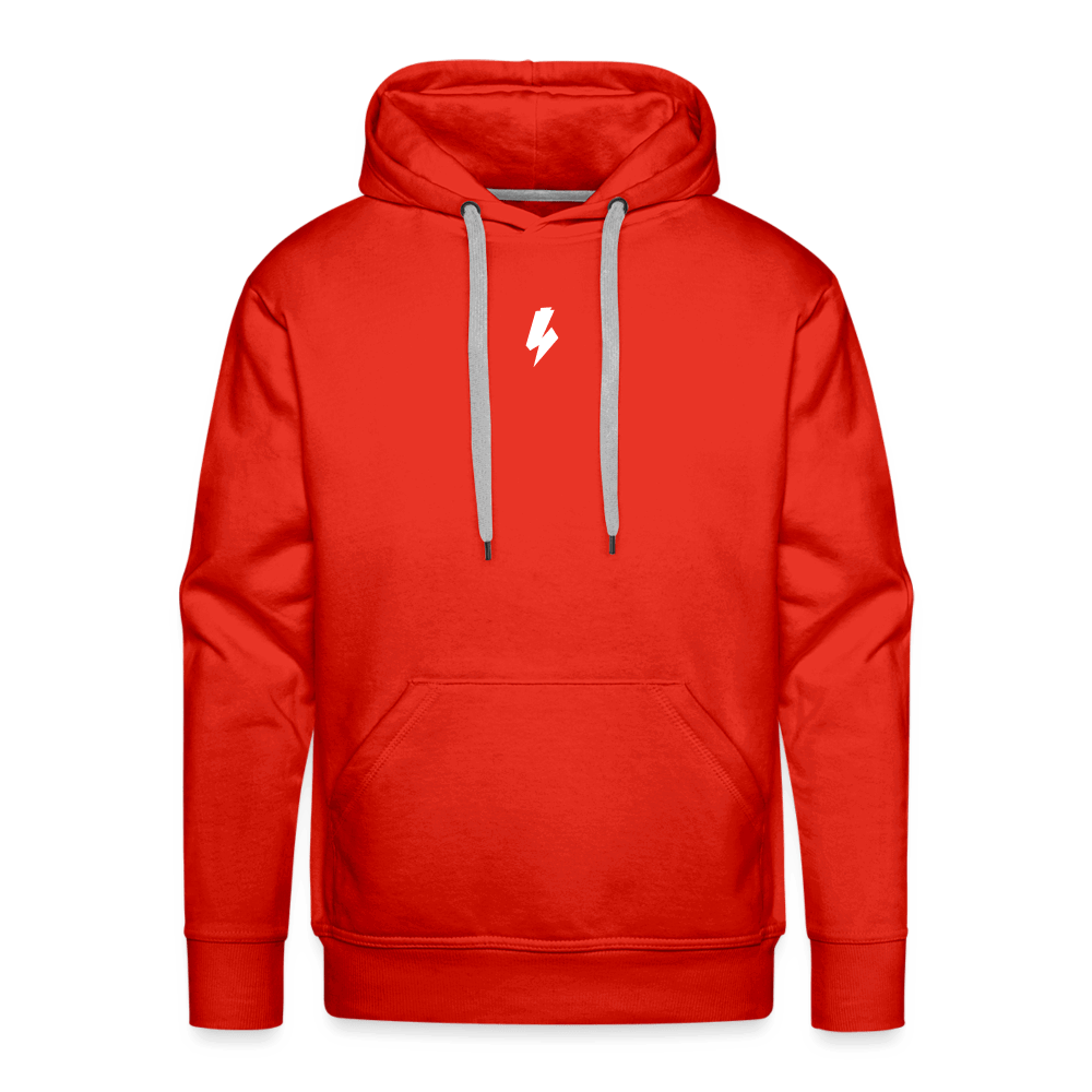 SPOD Männer Premium Hoodie Rot / S Flash - Mitte Men’s Premium Hoodie E-Bike-Community