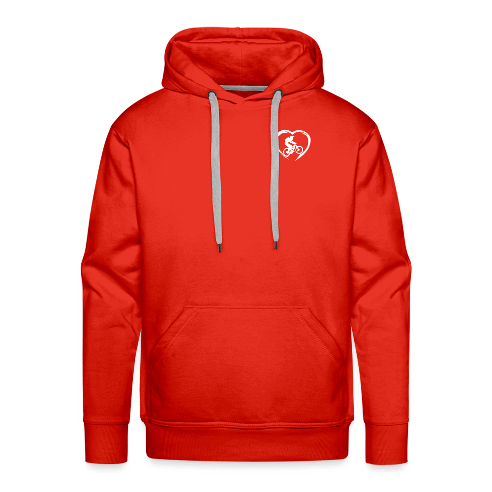 SPOD Männer Premium Hoodie Rot / S Love 2 Ride / ❤️ Men’s Premium Hoodie E-Bike-Community