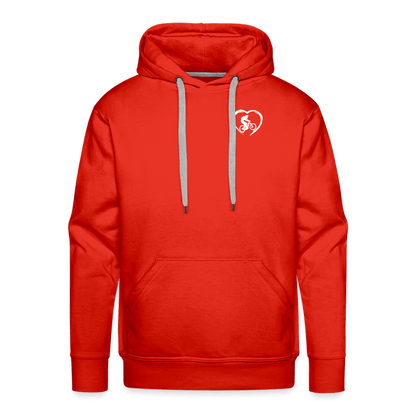 SPOD Männer Premium Hoodie Rot / S Love 2 Ride / ❤️ Men’s Premium Hoodie E-Bike-Community