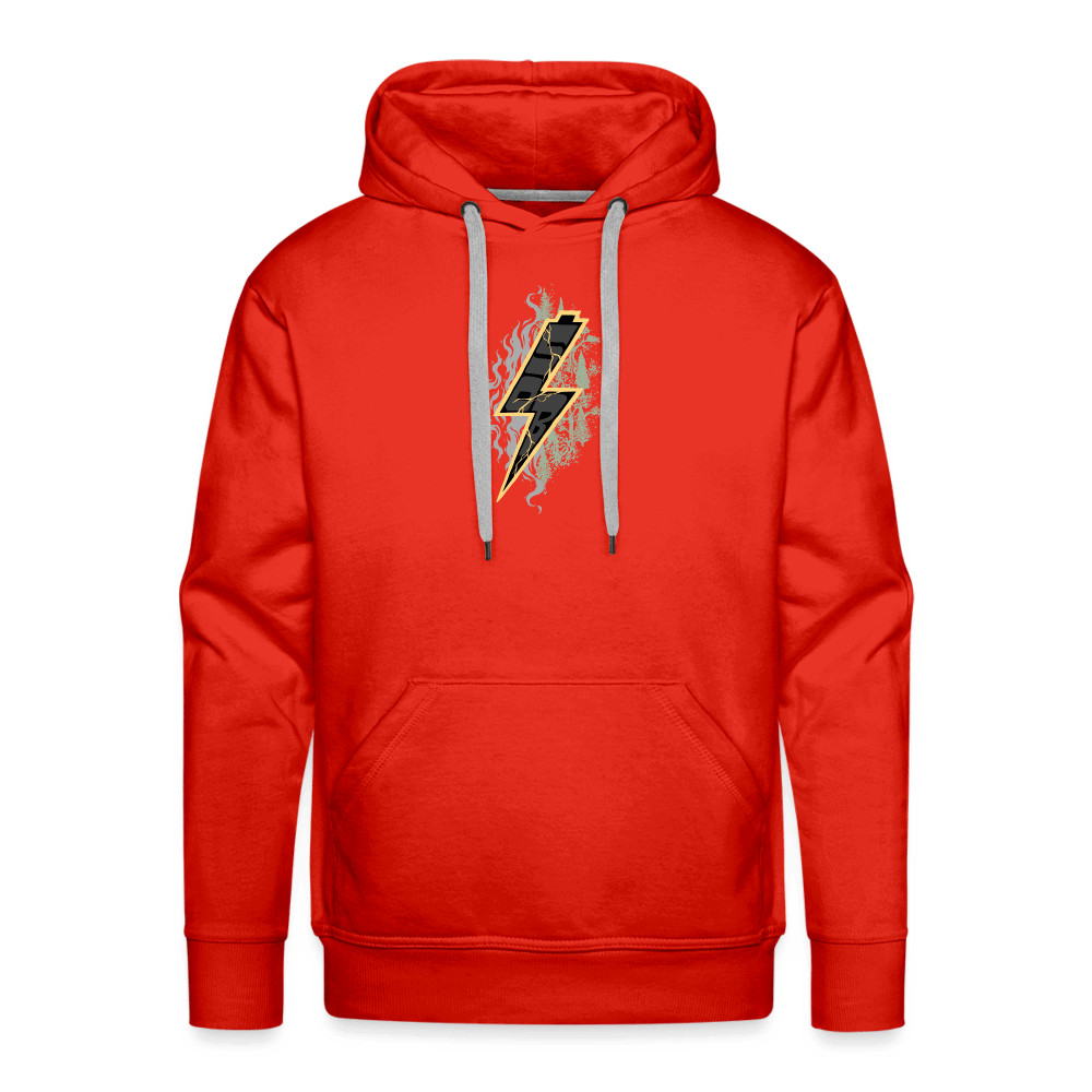 SPOD Männer Premium Hoodie Rot / S Shred or Alive - Front / Back Men’s Premium Hoodie E-Bike-Community