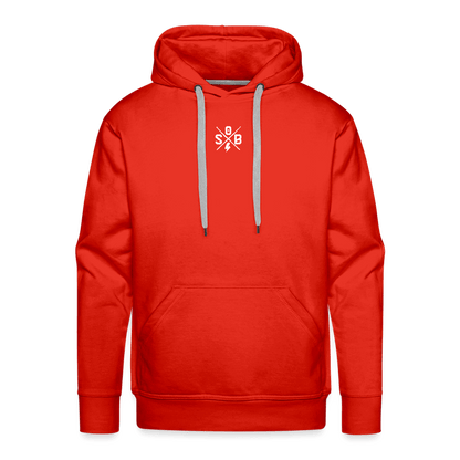 SPOD Männer Premium Hoodie Rot / S Skullgang Vorne / hinten bedruckt - Men’s Premium Hoodie E-Bike-Community