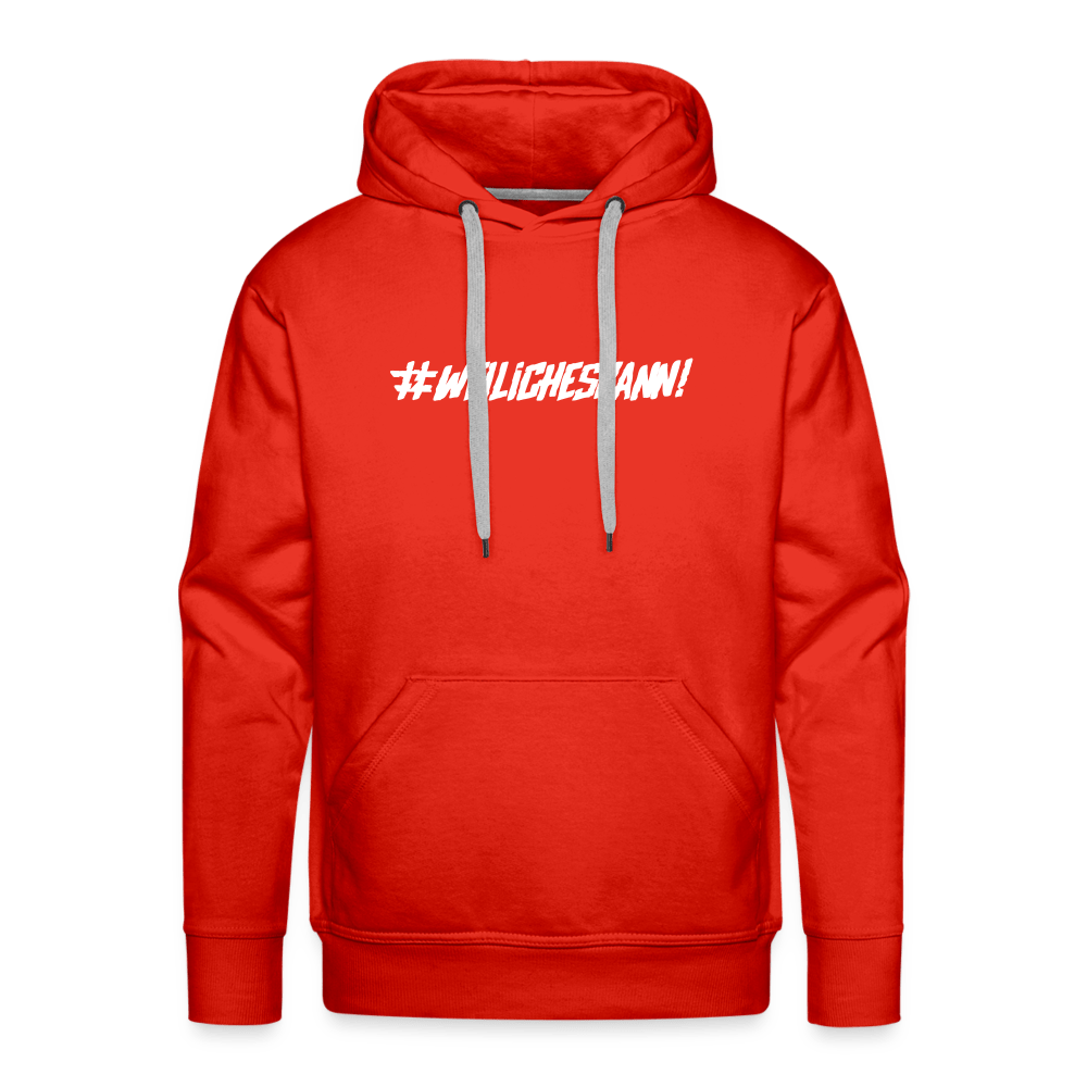 SPOD Männer Premium Hoodie Rot / S Weil ich es kann! - Sons of Battery - Men’s Premium Hoodie E-Bike-Community