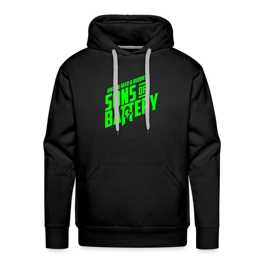 SPOD Männer Premium Hoodie Schwarz / S 3B - Sons of Battery - Men’s Premium Hoodie E-Bike-Community