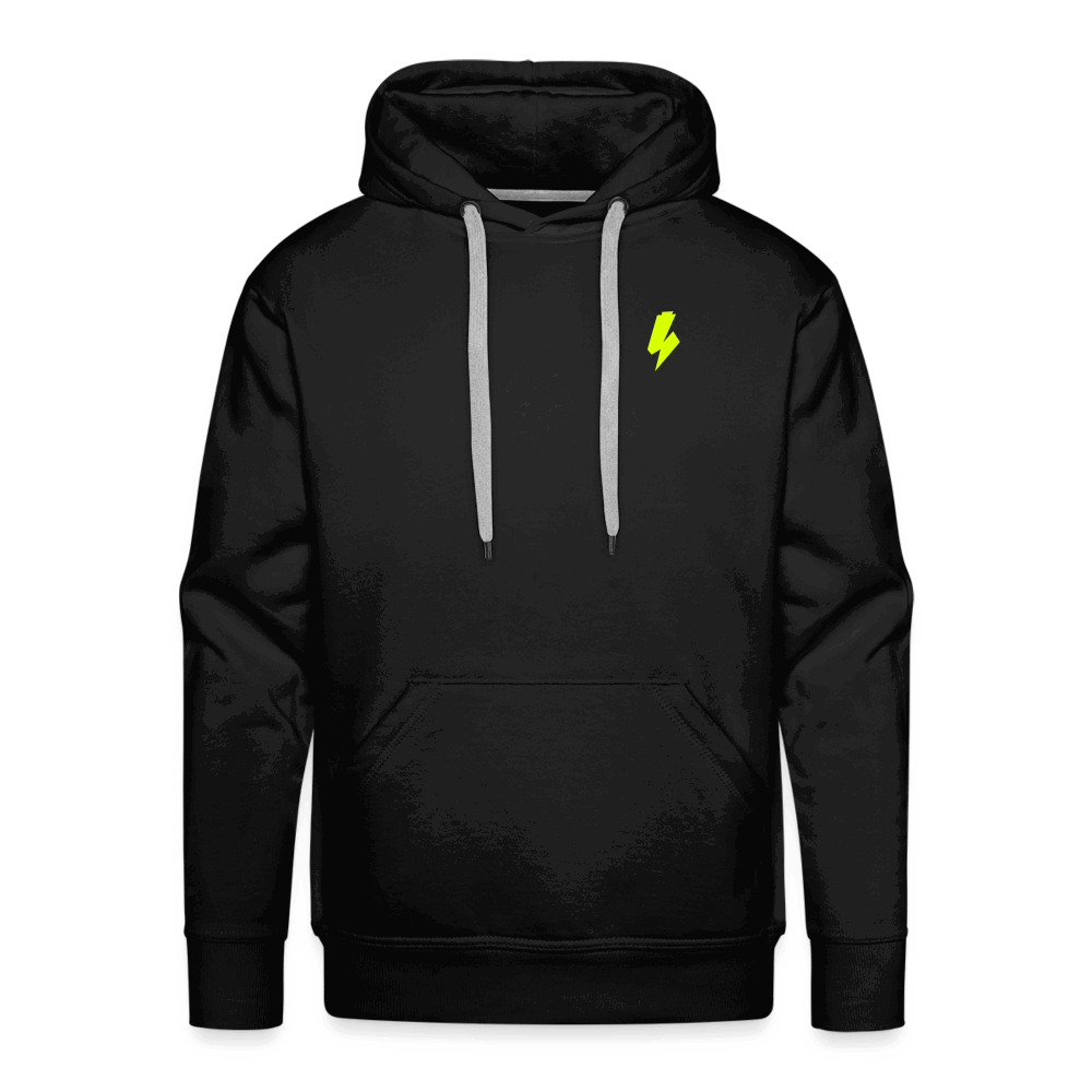 SPOD Männer Premium Hoodie Schwarz / S Flash - Men’s Premium Hoodie E-Bike-Community