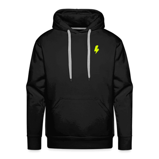 SPOD Männer Premium Hoodie Schwarz / S Flash - Men’s Premium Hoodie E-Bike-Community