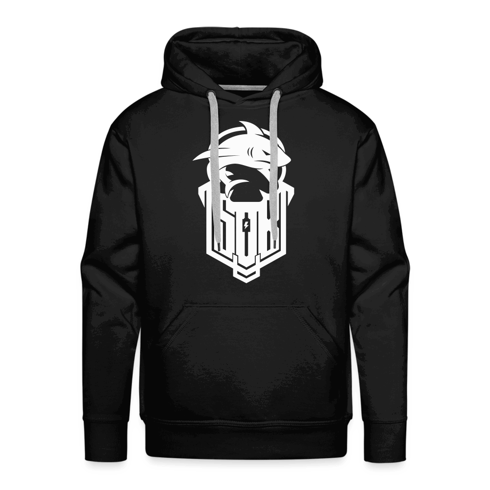 SPOD Männer Premium Hoodie Schwarz / S Hai Bike - Premium Hoodie E-Bike-Community