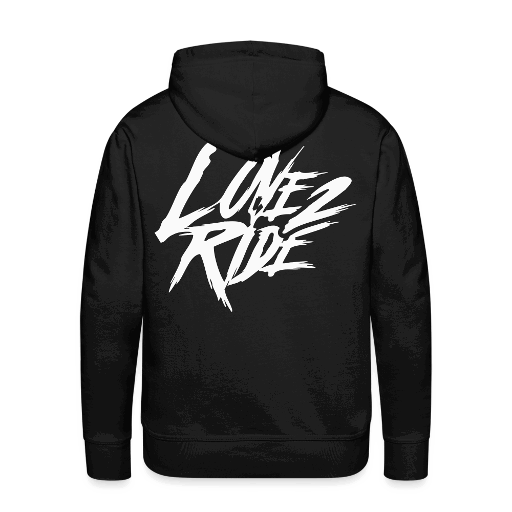 SPOD Männer Premium Hoodie Schwarz / S Love 2 Ride / ❤️ Men’s Premium Hoodie E-Bike-Community