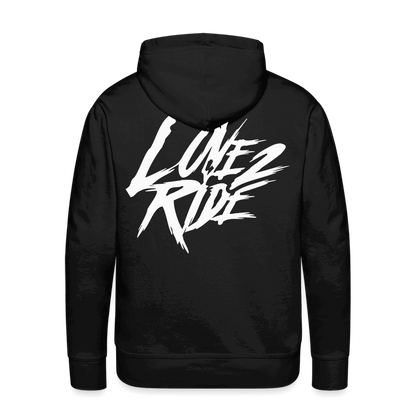 SPOD Männer Premium Hoodie Schwarz / S Love 2 Ride / ❤️ Men’s Premium Hoodie E-Bike-Community