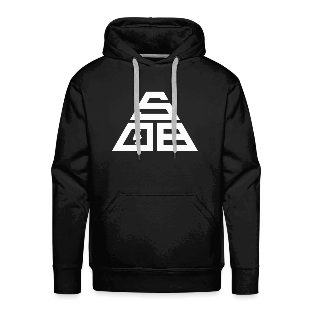 SPOD Männer Premium Hoodie Schwarz / S Triangle - Men’s Premium Hoodie E-Bike-Community