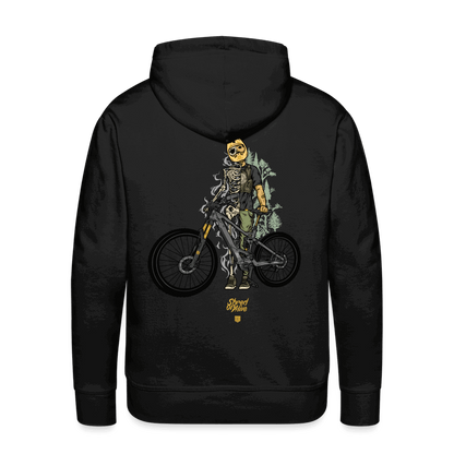 SPOD Männer Premium Hoodie Shred or Alive - Front / Back Men’s Premium Hoodie E-Bike-Community