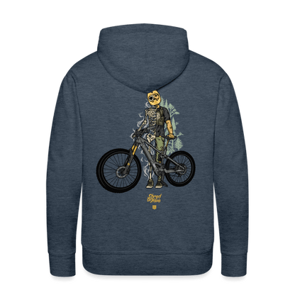 SPOD Männer Premium Hoodie Shred or Alive - Front / Back Men’s Premium Hoodie E-Bike-Community