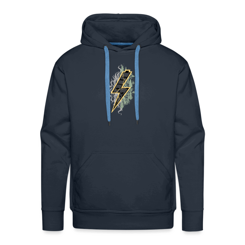 SPOD Männer Premium Hoodie Shred or Alive - Front / Back Men’s Premium Hoodie E-Bike-Community