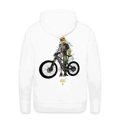 SPOD Männer Premium Hoodie Shred or Alive - Front / Back Men’s Premium Hoodie E-Bike-Community