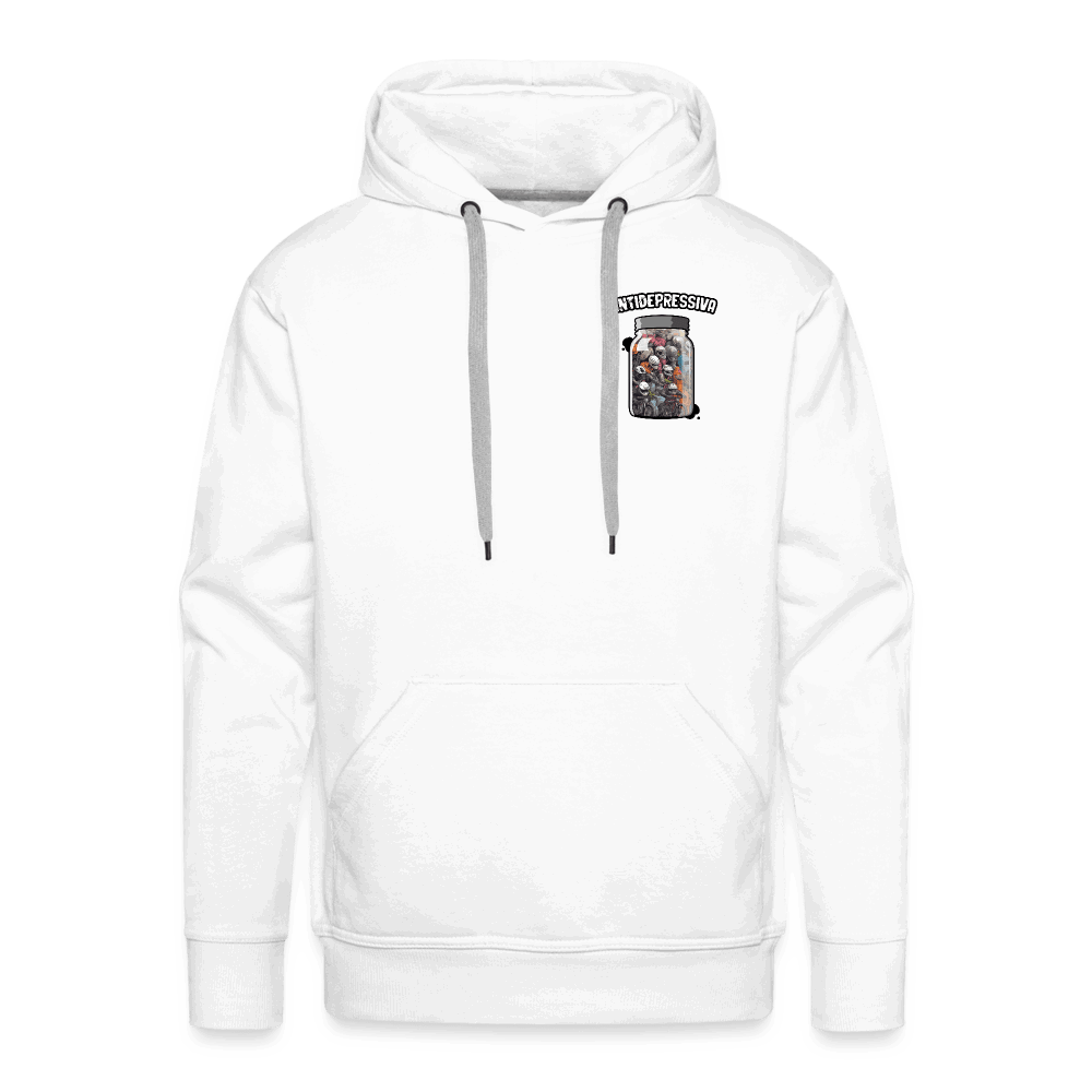 SPOD Männer Premium Hoodie weiß / S Antidepressiva - Men’s Premium Hoodie E-Bike-Community