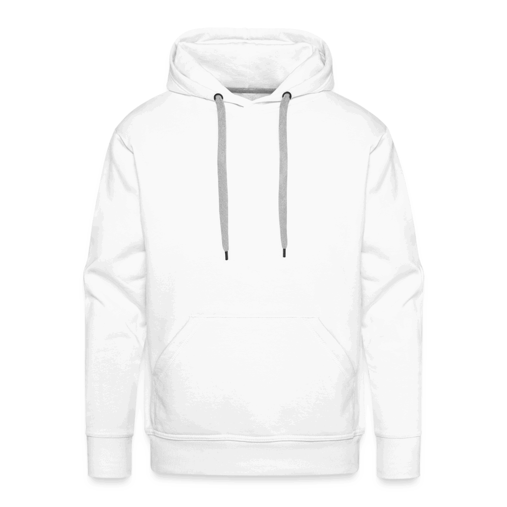 SPOD Männer Premium Hoodie weiß / S Collage beidseitig bedruckt - Men’s Premium Hoodie E-Bike-Community