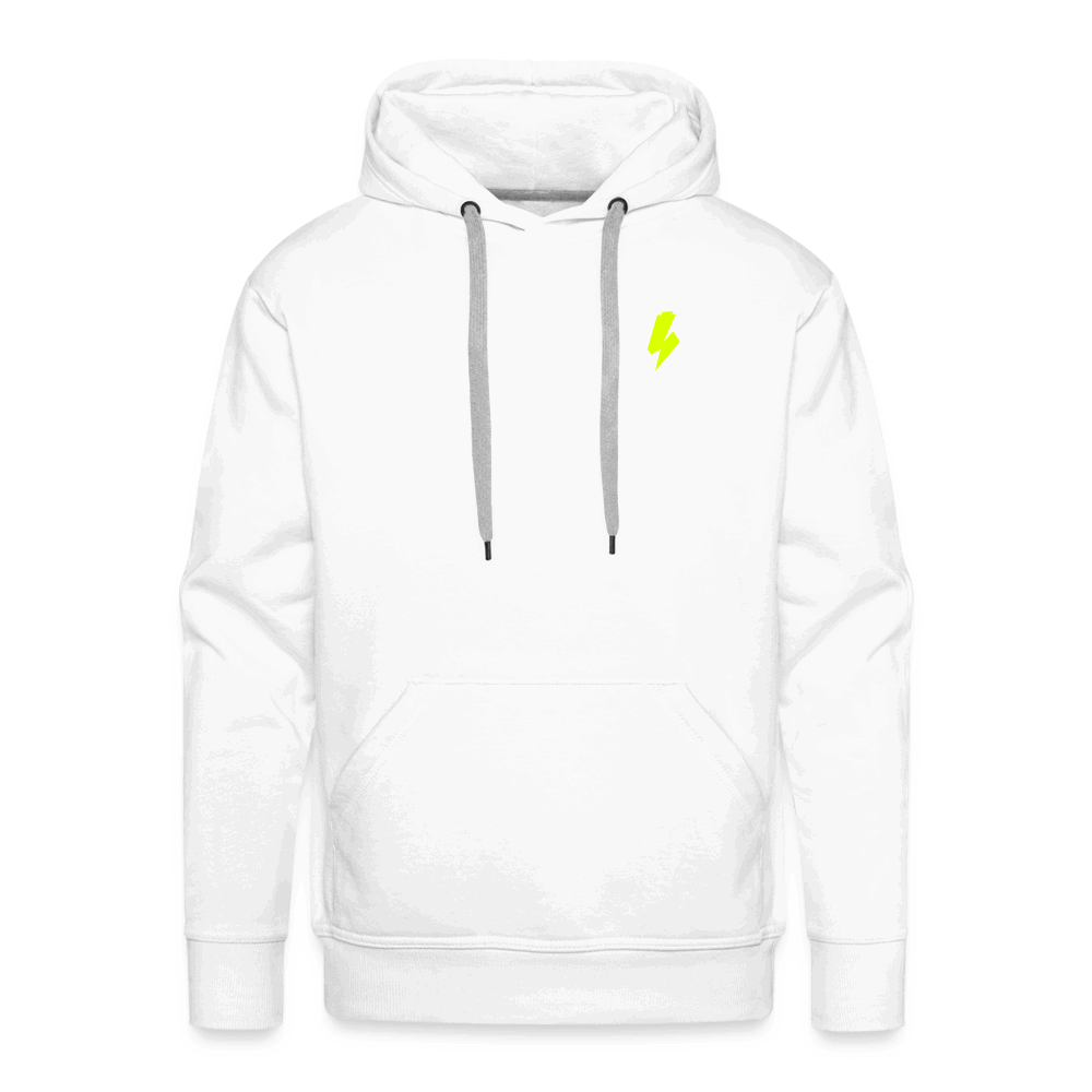 SPOD Männer Premium Hoodie weiß / S Flash - Men’s Premium Hoodie E-Bike-Community