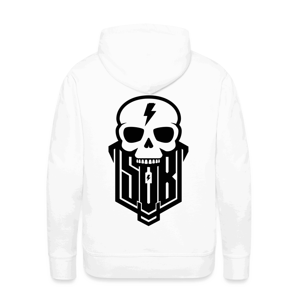 SPOD Männer Premium Hoodie weiß / S Skullgang - Blackline - Premium Hoodie E-Bike-Community