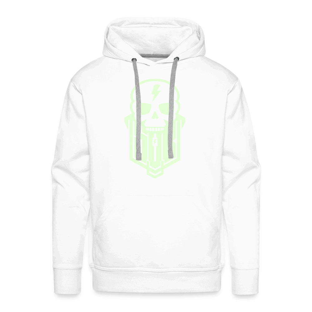 SPOD Männer Premium Hoodie weiß / S Skullgang Glow in the Dark Premium Hoodie E-Bike-Community