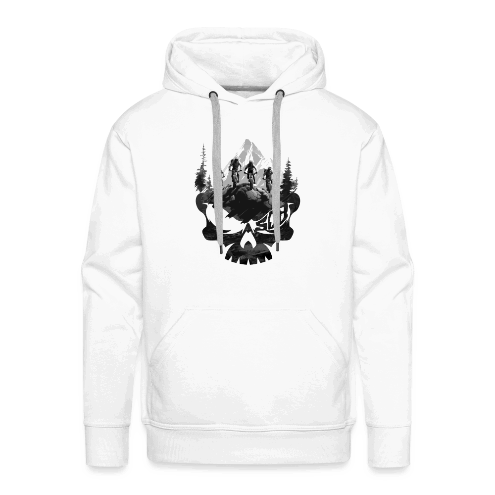 SPOD Männer Premium Hoodie weiß / S Skullgang Rider - Premium Hoodie E-Bike-Community