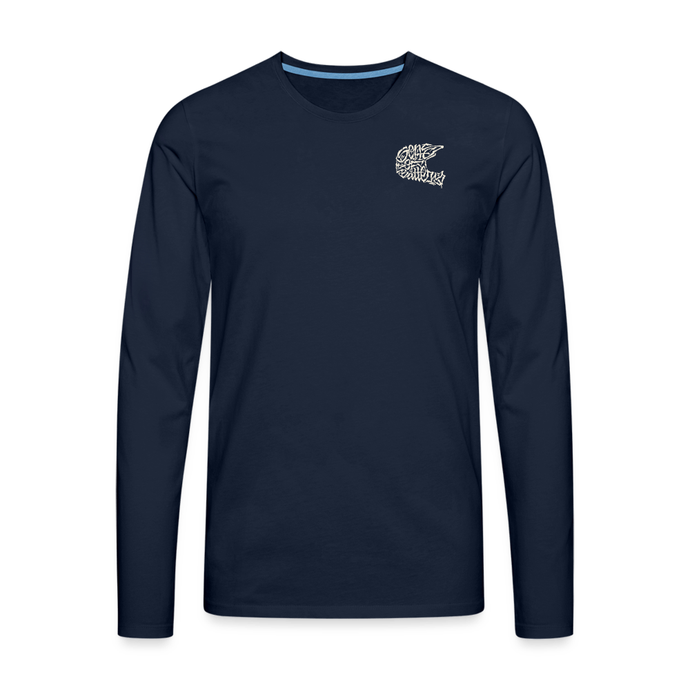 SPOD Männer Premium Langarmshirt Navy / S Sons Spezial Edition - Männer Premium Langarmshirt E-Bike-Community