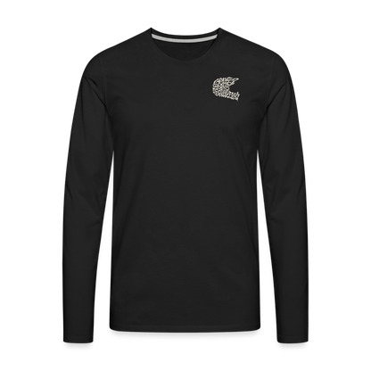 SPOD Männer Premium Langarmshirt Schwarz / S Sons Spezial Edition - Männer Premium Langarmshirt E-Bike-Community