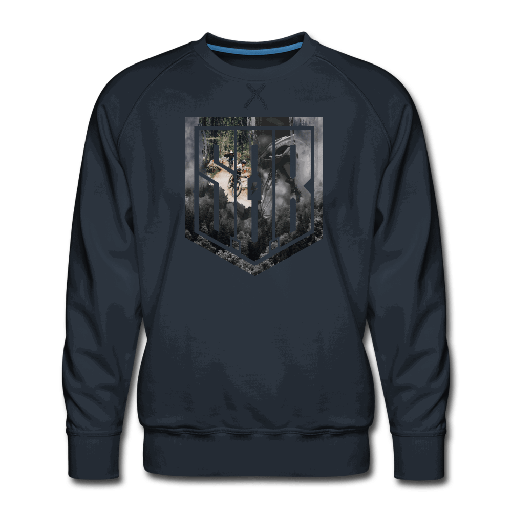 SPOD Männer Premium Pullover Navy / S Trailground - Männer Premium Pullover E-Bike-Community