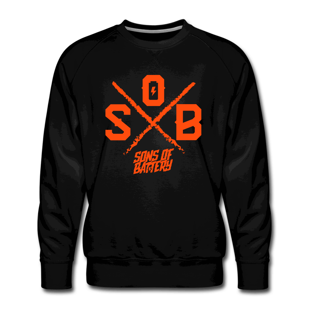 SPOD Männer Premium Pullover S SOB CROSS - SONS OF BATTERY - Männer Premium Pullover E-Bike-Community