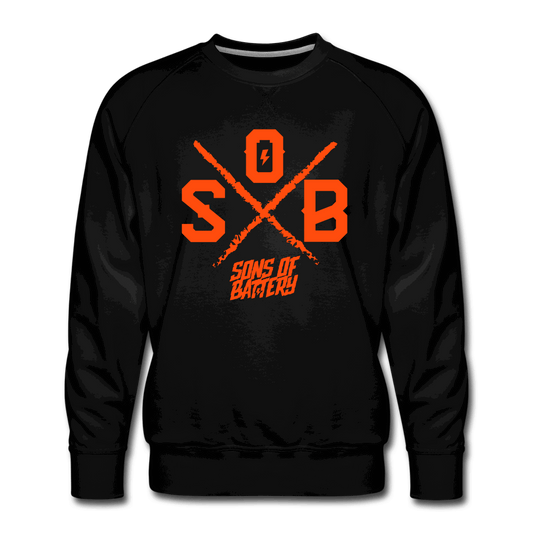 SPOD Männer Premium Pullover S SOB CROSS - SONS OF BATTERY - Männer Premium Pullover E-Bike-Community