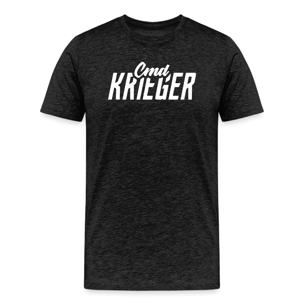 SPOD Männer Premium T-Shirt | Spreadshirt 812 Anthrazit / S Commander Krieger - Flex - Männer Premium T-Shirt E-Bike-Community