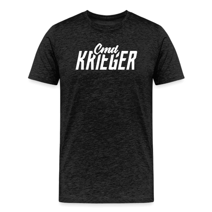 SPOD Männer Premium T-Shirt | Spreadshirt 812 Anthrazit / S Commander Krieger - Flex - Männer Premium T-Shirt E-Bike-Community