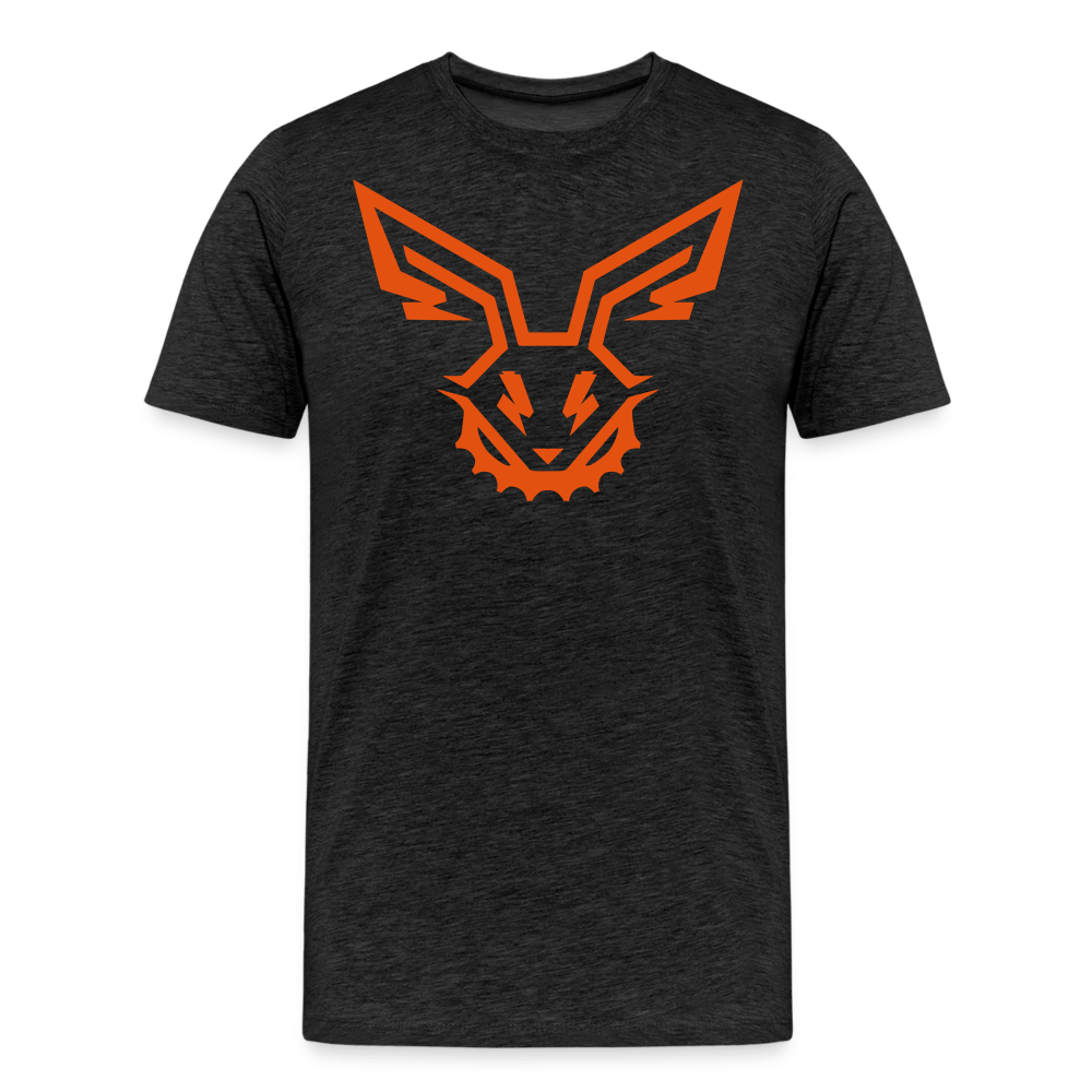 SPOD Männer Premium T-Shirt | Spreadshirt 812 Anthrazit / S Electro Bunny - Männer Premium T-Shirt E-Bike-Community