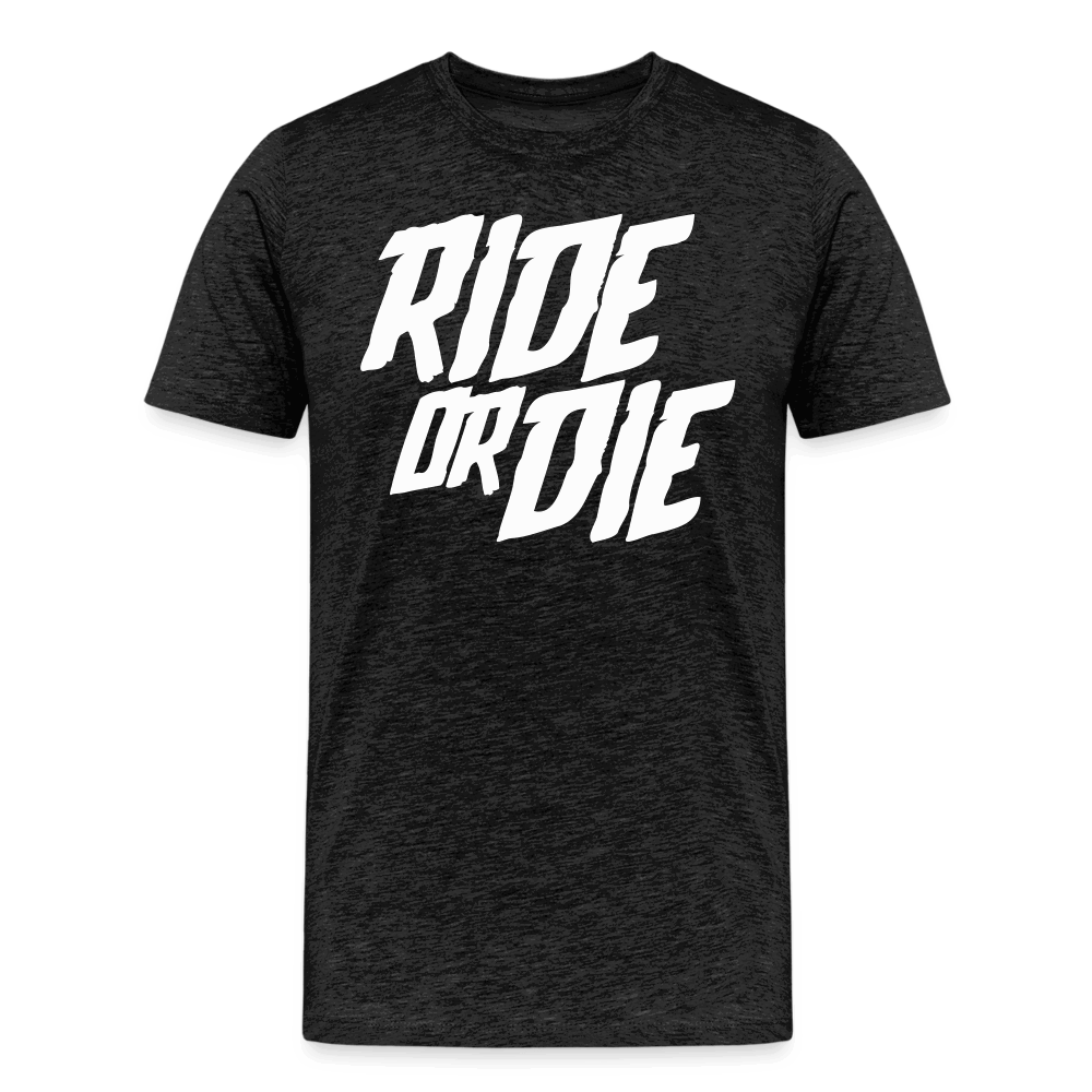 SPOD Männer Premium T-Shirt | Spreadshirt 812 Anthrazit / S Ride or Die - Männer Premium T-Shirt bis 5XL E-Bike-Community