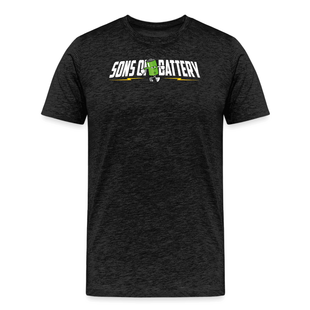 SPOD Männer Premium T-Shirt | Spreadshirt 812 Anthrazit / S Sons of Battery B-Boy Männer Premium T-Shirt E-Bike-Community