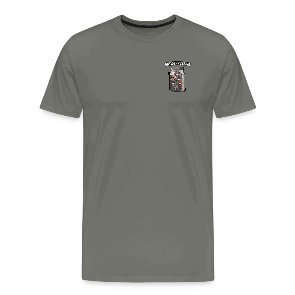 SPOD Männer Premium T-Shirt | Spreadshirt 812 Asphalt / S Antidepressiva - Männer Premium T-Shirt E-Bike-Community