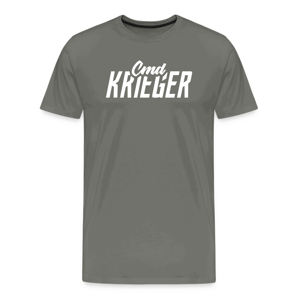 SPOD Männer Premium T-Shirt | Spreadshirt 812 Asphalt / S Commander Krieger - Flex - Männer Premium T-Shirt E-Bike-Community