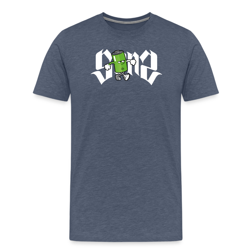 SPOD Männer Premium T-Shirt | Spreadshirt 812 Blau meliert / S SONS BBOY - Männer Premium T-Shirt E-Bike-Community