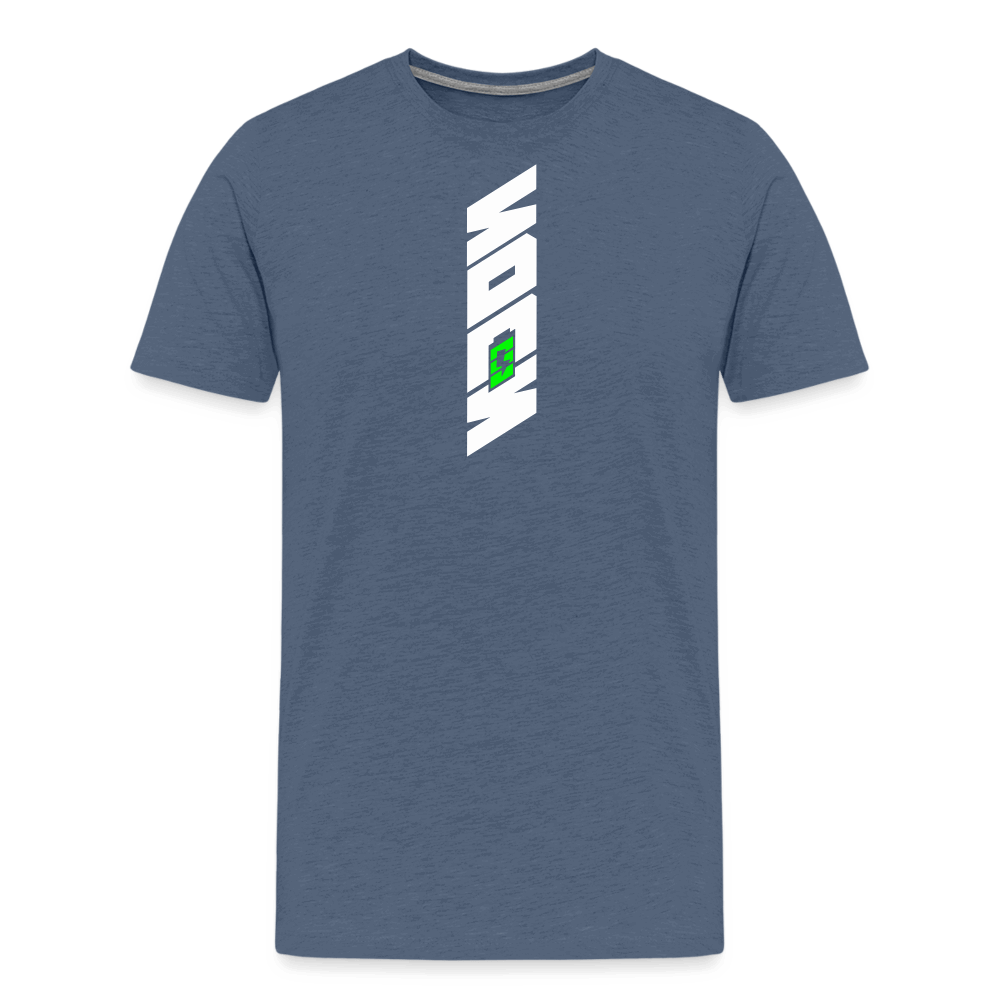 SPOD Männer Premium T-Shirt | Spreadshirt 812 Blau meliert / S SONS - Flexdruck - Männer Premium T-Shirt E-Bike-Community