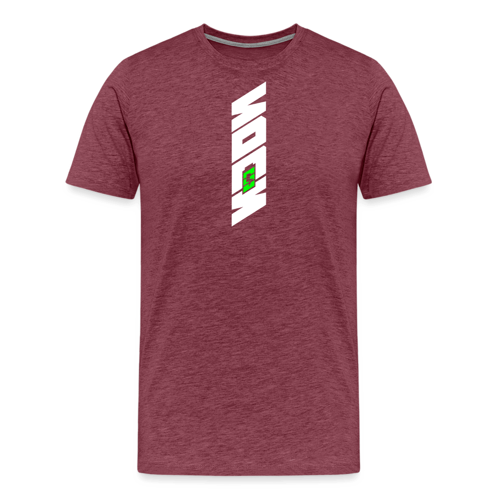 SPOD Männer Premium T-Shirt | Spreadshirt 812 Bordeauxrot meliert / S SONS - Flexdruck - Männer Premium T-Shirt E-Bike-Community