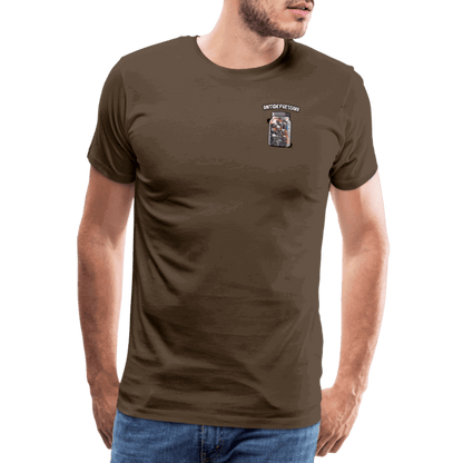 SPOD Männer Premium T-Shirt | Spreadshirt 812 Edelbraun / S Antidepressiva - Männer Premium T-Shirt E-Bike-Community