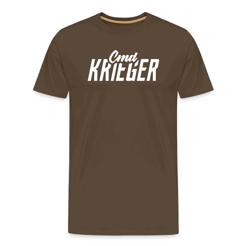 SPOD Männer Premium T-Shirt | Spreadshirt 812 Edelbraun / S Commander Krieger - Flex - Männer Premium T-Shirt E-Bike-Community