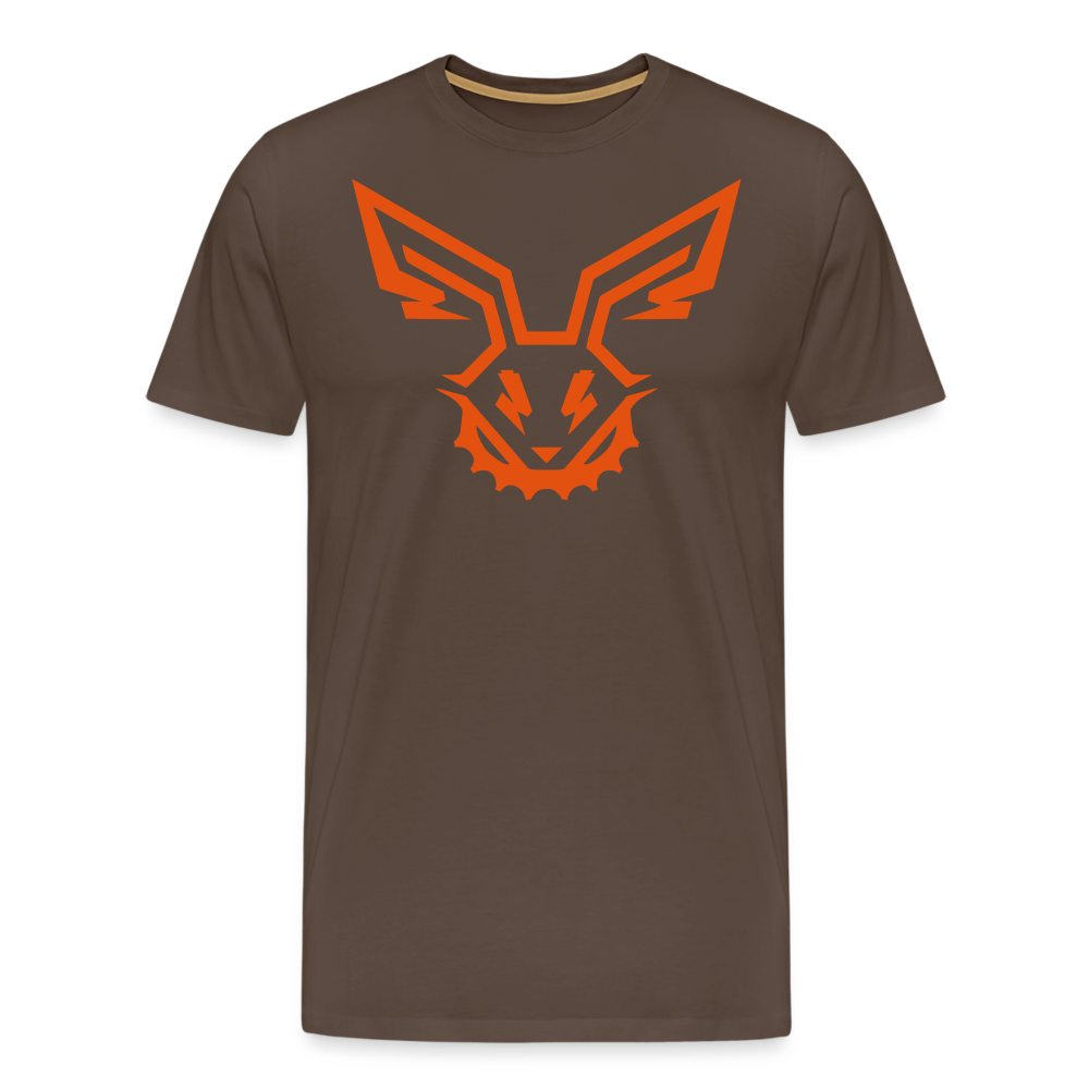 SPOD Männer Premium T-Shirt | Spreadshirt 812 Edelbraun / S Electro Bunny - Männer Premium T-Shirt E-Bike-Community