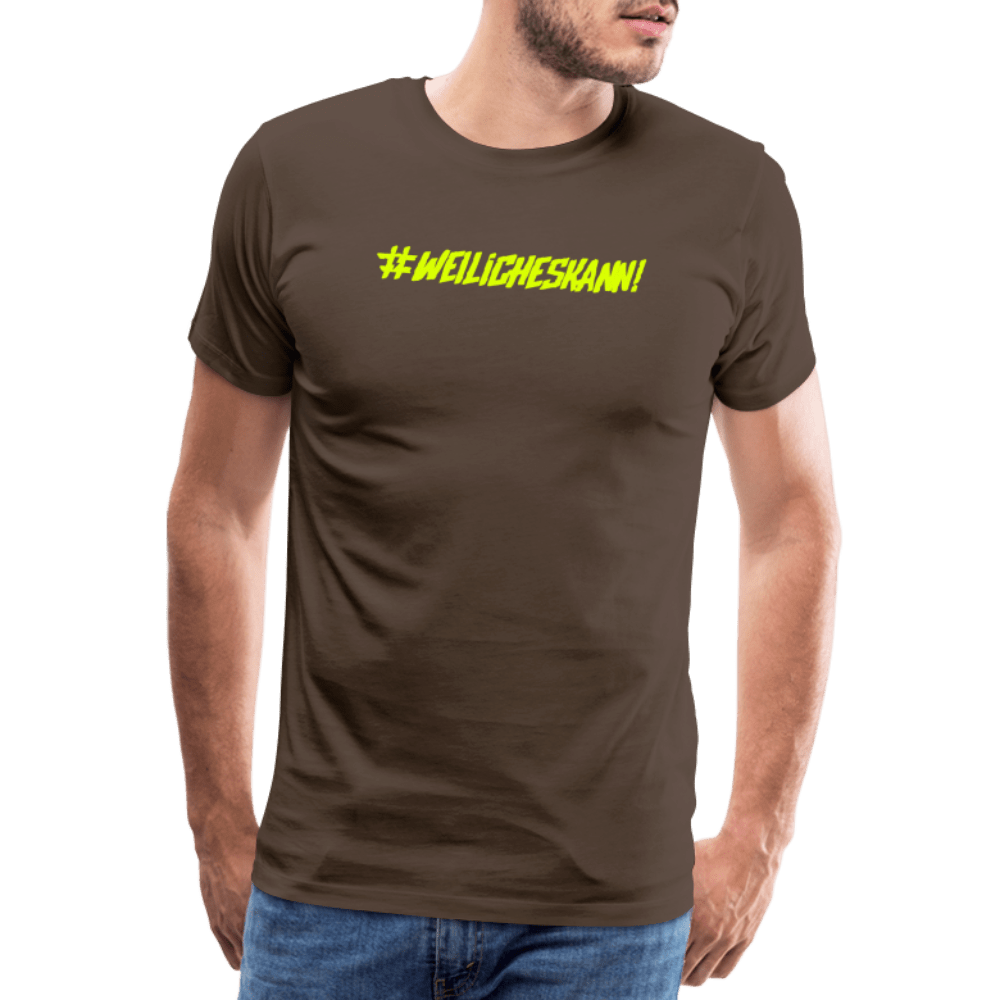 SPOD Männer Premium T-Shirt | Spreadshirt 812 Edelbraun / S WEILICHESKANN - SONS OF BATTERY - Männer Premium T-Shirt E-Bike-Community