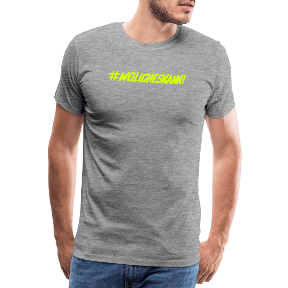 SPOD Männer Premium T-Shirt | Spreadshirt 812 Grau meliert / S WEILICHESKANN - SONS OF BATTERY - Männer Premium T-Shirt E-Bike-Community