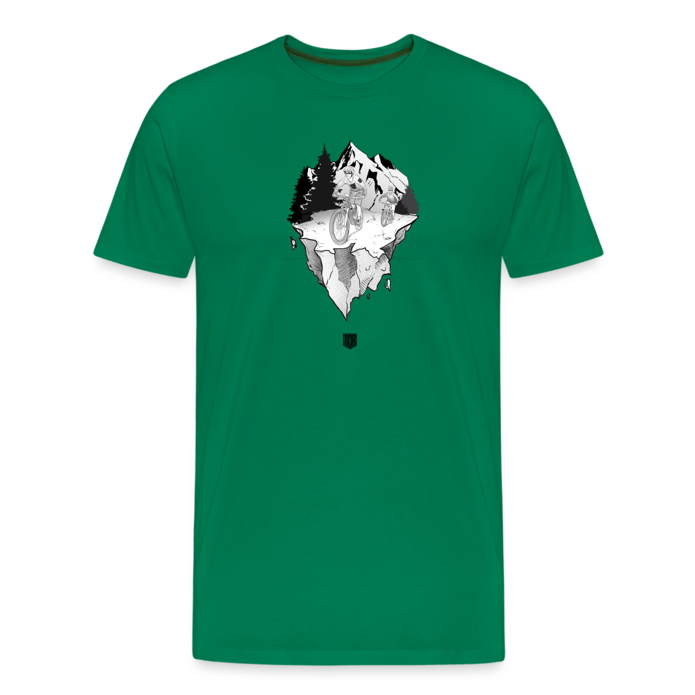 SPOD Männer Premium T-Shirt | Spreadshirt 812 Kelly Green / S FREEDOM - Männer Premium T-Shirt E-Bike-Community